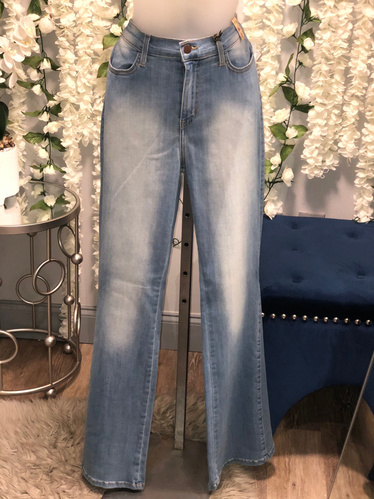 Vibrant blue Jeans