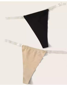 Adjustable Transparent Strap Bikini Panty