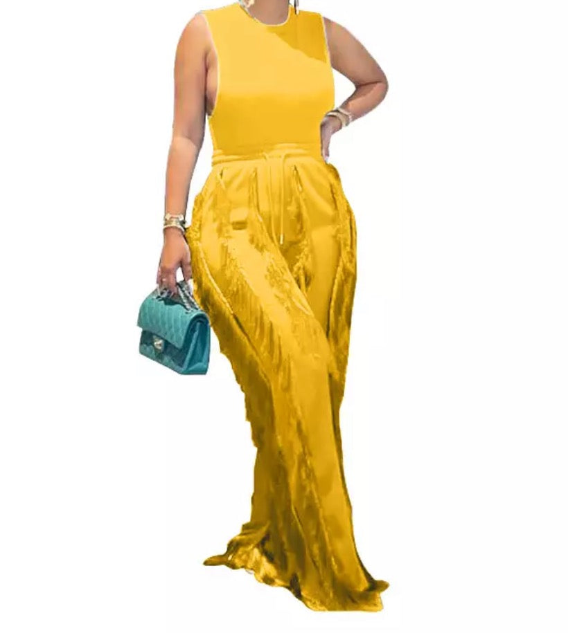 Tassel Pants Set