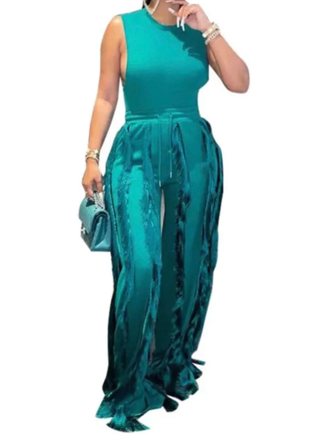 Tassel Pants Set
