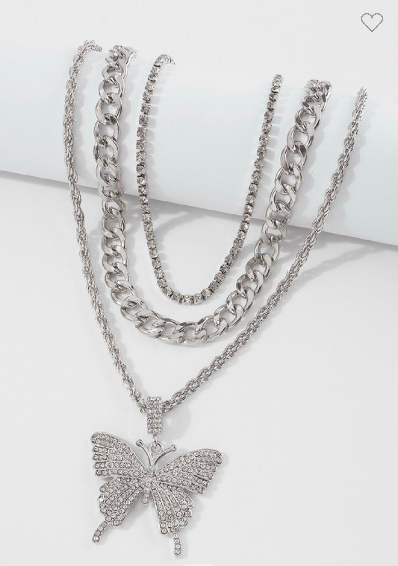 Butterfly Pendant Necklace