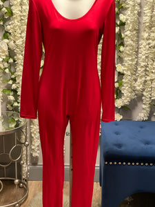 Basic Red Jumpsuit