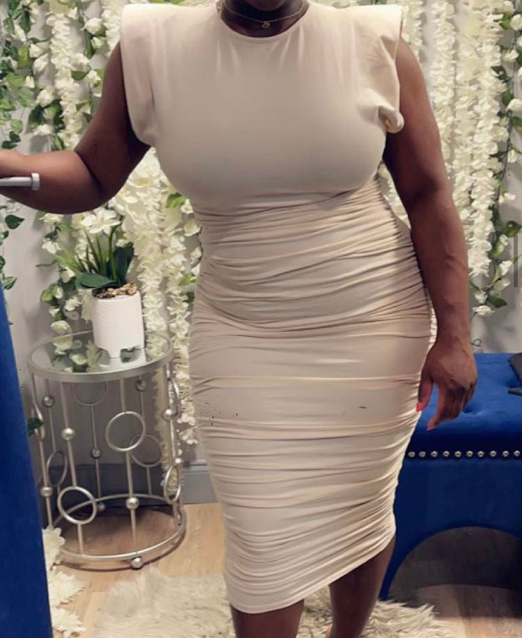 Its The Shoulders For Me Dress