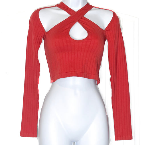 Flirty Criss Cross Top