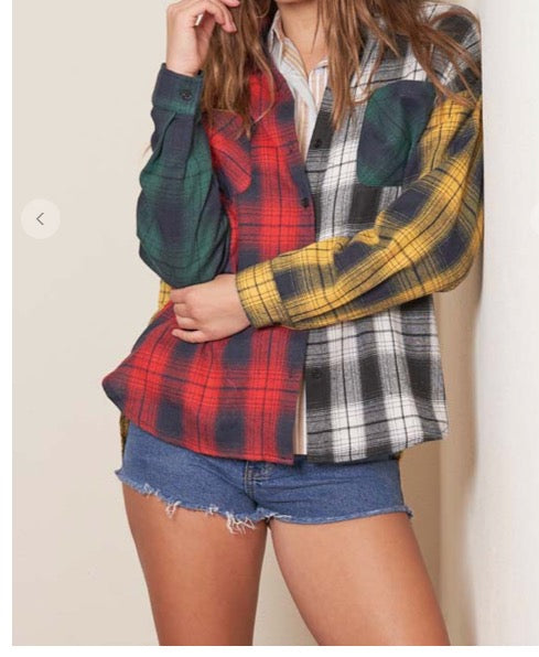 Plaid Top