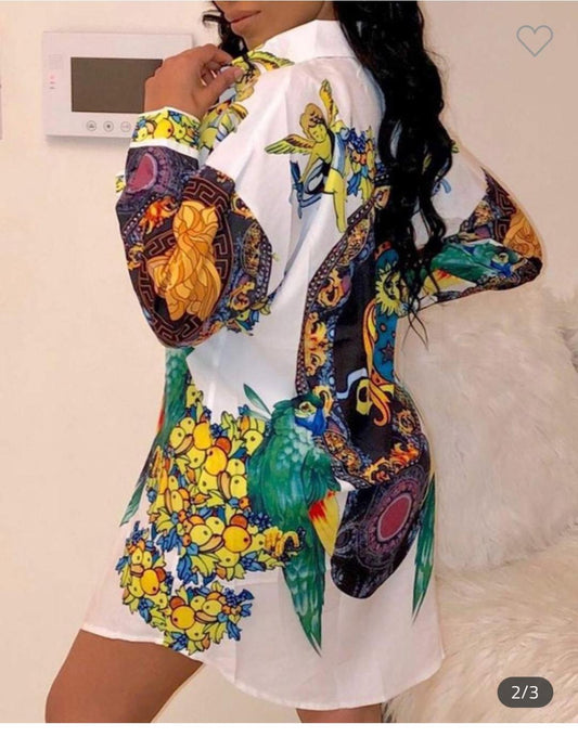 Medusa Shirt Dress
