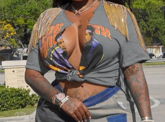 Purple Haze Graphic Top