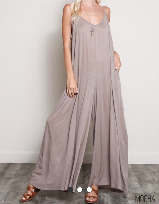 Taupe Balloon Oversize jumpsuit