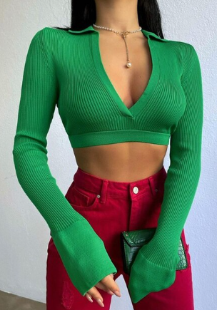 Verde Crop Top