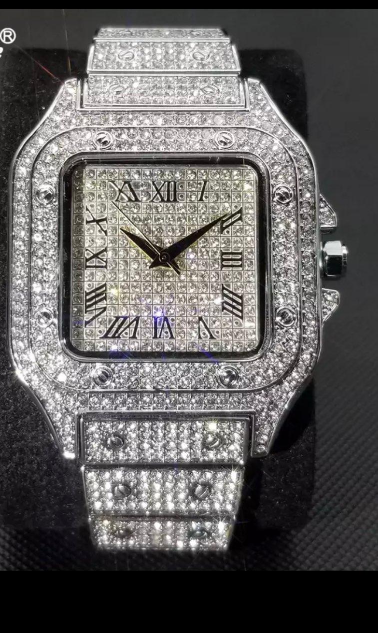 Luxury Unisex Bling Wrist Watch