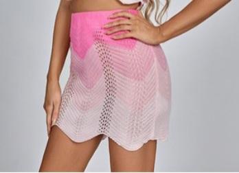 Wavy Knit Skirt